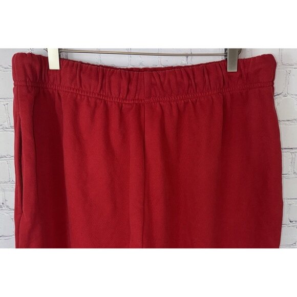 NWT MILKSTAIN Women’s Red Jogger Sweatpants Fleece Size XL - Picture 8 of 8